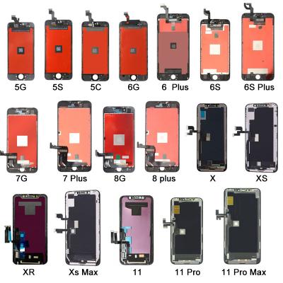 China iPhone X XR XS 11 pro Max OLED GX JK ZY HEX factory wholesale price for iphone 7 incell 7pus 8 8plus lcd screen replacement Ktw for sale