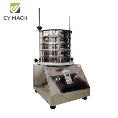 China Diameter 200mm Multilayer Lab Sand Lab Vibro Circular Sieve Shaker Screening Test Machine for sale