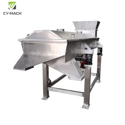 China Simple Operation Linear Vibrating Screen / Linear Vibrating Sieve Shaker Machine for sale