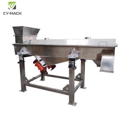 China Simple Operation Small Particle Size Linear Vibrating Screen Machine for sale