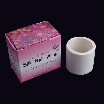 China Nail Art Extension Nail Repair Self Stick Tool Wrap Nail Adhesive Silk Protector Manicure Nail Silk Wrap for sale