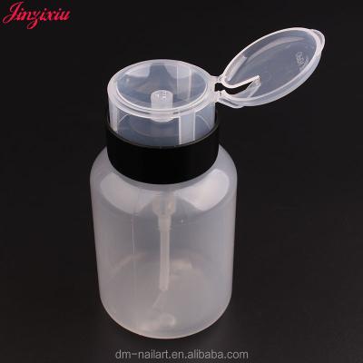 China Nail Art Professional Press Nail Polish Removing Liquid Bottles Makeup Cleaning Pumping Bottles for sale