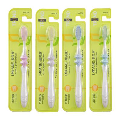 China 2023 New Design Adult Toothbrush Eco-Friendly Ultra Soft Toothbrush Wholesale Disposable for sale