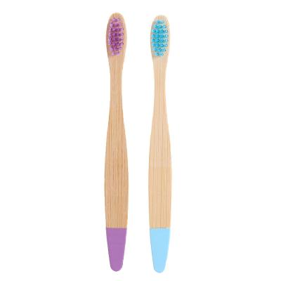 China Hot sale custom logo eco-friendly china biodegradable nature bamboo toothbrush kids bamboo toothbrush for kids for sale