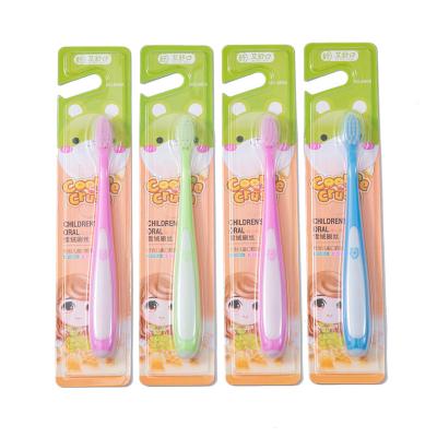 China Disposable Custom Design Cute Cartoon Children Shaping Kids Toothbrush Soft Toothbrush Kids for sale