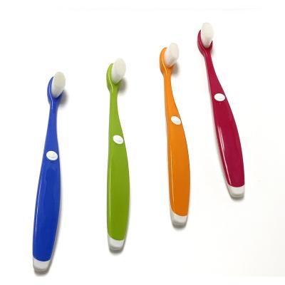 China Custom Toothbrush 20000 Kids Wave Toothbrush Bristle Travel Soft Disposable Toothbrush Eco-Friendly Brush Eco-Friendly for sale