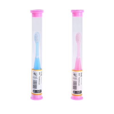 China Factory Sale Reusable Silicone Handle Wholesale Household Fine Stiffen Manual Kids 360 Sonic Toothbrush for sale