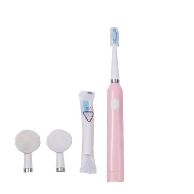 China New Design Battery Operated Rechargeable Electronic Dental Toothbrush Oral Care Adult Sonic Electric Toothbrush Manufacturers for sale