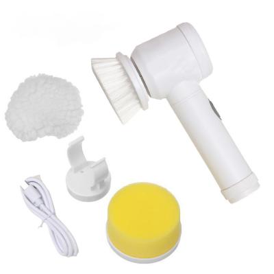 China Multifunctional Cordless Rotating Scrubber Cordless Scrubber Kitchen Household Cleaning Brush Cordless Electric Bathroom for sale