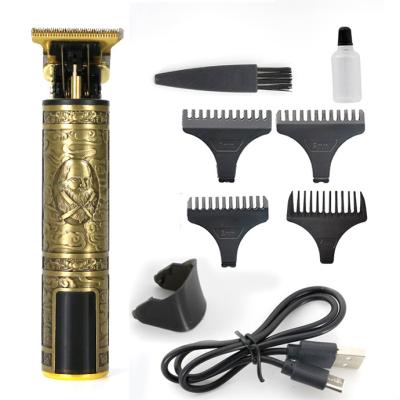 China Highest Level USB Vintage Cutting Hair Trimmer Professional Beard For Man Hair Electric Cordless Barber Lighter Cutting Machine for sale