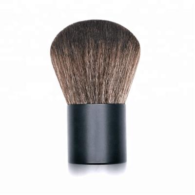 China Logo Accepted Synthetic Hair Metal Handle Brochas Kabuki Durable Custom Contour Makeup Brushes for sale