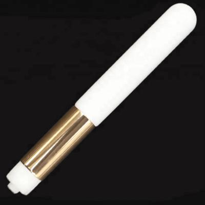 China Angular Blush Taklon Clean White Hair Eyelash Tool Uneven Shape Eyelash Extension Or Sniff Cleaning Brush for sale