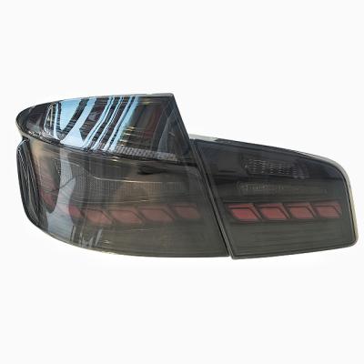 China CY running light high quality products for BMW 5 series F10 F18 led taillights 2011-2017 5 series F10 Dragon Scale blacktaillights rear lights for sale