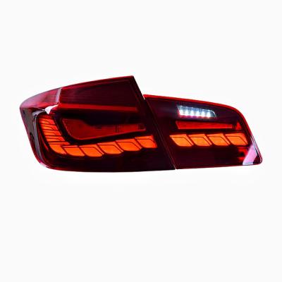 China CY Running Light For High Quality Products For BMW 5 Series F10 F18 Led Taillights 2011-2017 5 Series F10 Dragon Scale Taillights Red Rear Lig for sale