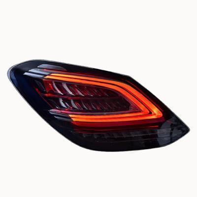 China CY factory current light wholesale 12v materials new for benz W205 old to new taillights modified taillight plug and play new black taillights for sale