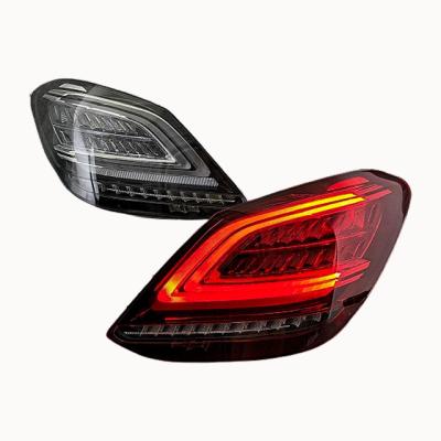 China CY Factory Taillights 12v Light Wholesale Plug and Play Modified Black Materials New New For Benz W205 Old To New Taillights for sale