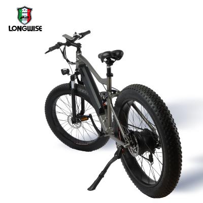 China Hot selling electric bicycle men's long range 120km full aluminum alloy fat suspension mid mountain electric bike suspension e bike for sale