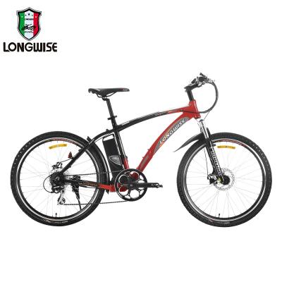 China High Quality Aluminum Alloy Frame Electric Bicycle 26 Inch Mountain Bike Adult 36v Battery e Bike for sale