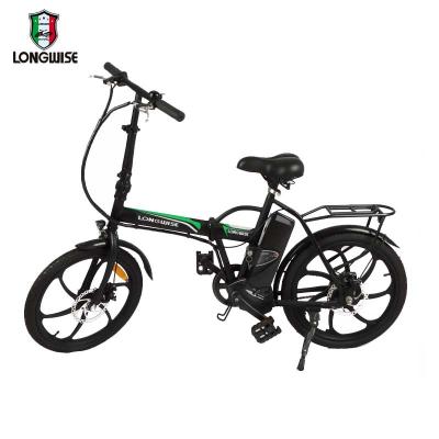 China City Electric Bike Steel Folding Electric Bicycle 20 Inch Tire Frame 24V 6AH 8AH Disc Brake Aluminum Bike e for sale