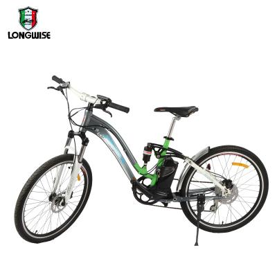 China Hot selling aluminum alloy suspension aluminum alloy mountain bike medium adult e bike electric bicycle for sale