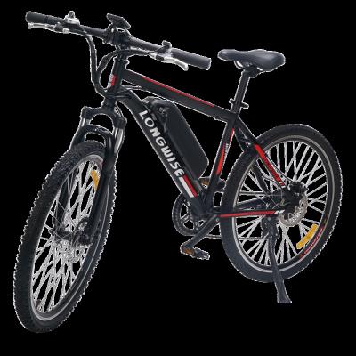 China shimano 7 speed e bike mountain bike long range electric mountain bike steel electric double suspension for adults for sale