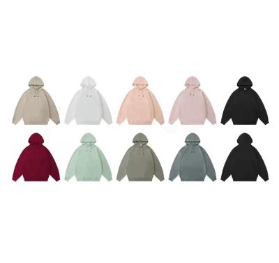 China Hot Selling Viable Many Colors Woman Oversized Cotton Polyester Simple Pullover Sweatshirt Hoodies for sale