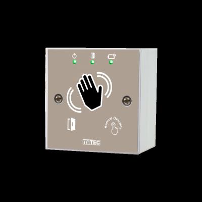 China Exit Door Version miTEC Infrared Exit Button Switch No Contact Exit Non-contact Panel for Door Version Access Control LED System for sale