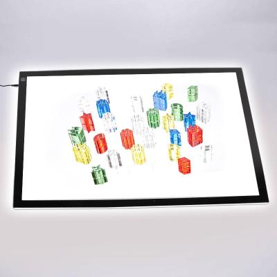 China JSK Factory Sales A2 Light Box X-ray Viewing LED Direct Acrylic Light Shield Tracing Light Board For Drawings Arts Opens Rectangle for sale