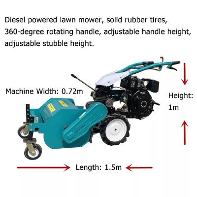 China SELF-PROPELLED WEEDER HANDHELD FRONT ORCHARD GRASS SHREDDER FOR GARDEN FRUIT TREE WEED MOWER CROP STRAW SHREDDING RETURN for sale