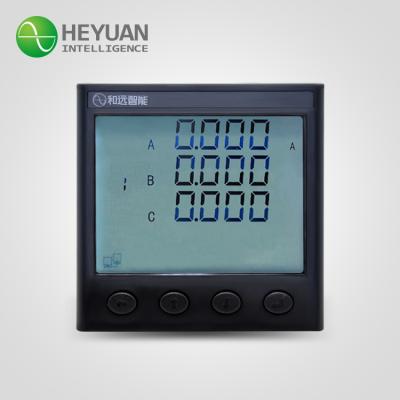 China 3 Phase Digital Energy Volt Ampere Watt Ampere Smart Electric Power Meter 72*65*68 for sale