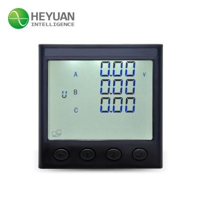 China MS3U7C LCD Displayed Three Phase Digital Volt Meter DZ81-MS3U7C for sale