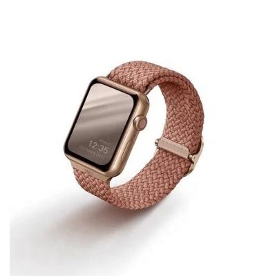 China UNIQ Water Resistant Stretch Band for Apple Watch 42mm 44mm 45mm, Sport Rubber Bands with Series 7/6/SE/5/4 - Pink for sale