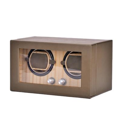 China Luxury Leather Wholesale China PU Watch Winder Box for sale