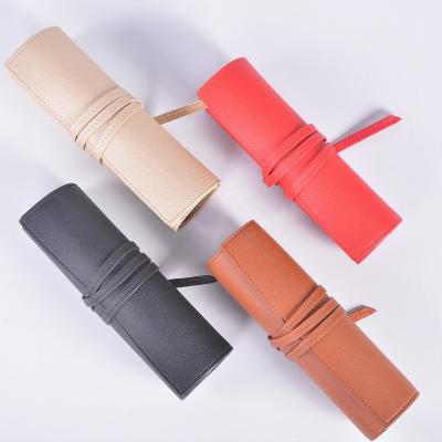 China Wholesale Cheapest Handmade Travel Roll Jewelry Case With Logo for sale