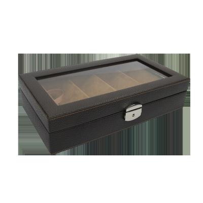 China Glass Storage Pop Vending Sunglass Display Box With Contrast Stitching for sale