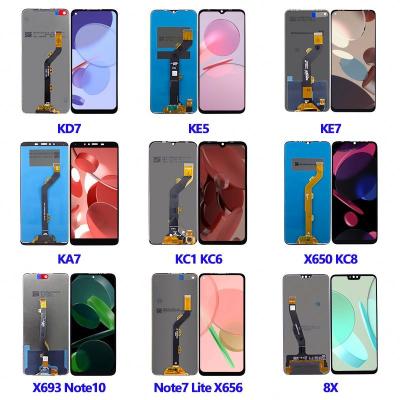 China Original Replacement LCD Display For Infinix KD7 KA7 KC1 KC6 KE5 KE7 Note7 lite X656 LCD Screen For Infinix 8X X650 X693 Hot LCD Display For Infinix for sale