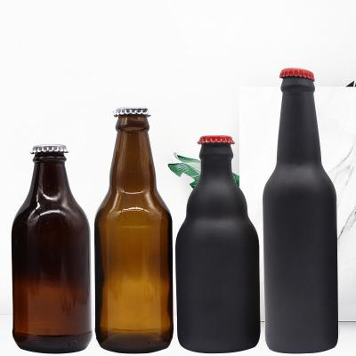 China Eco-friendly Recyclable Glass Beer Bottle + 330ml Glass Bottle From China Factory for sale