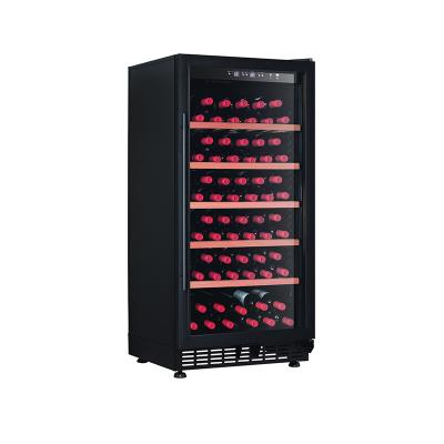 China Hotel Mini Compressor Wine Cooler Freestanding Stainless Cabinet, Home Portable Electric Wine Cooler for sale