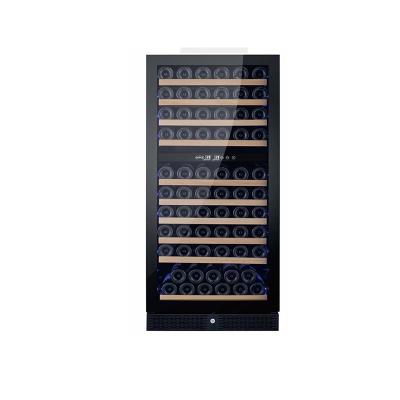 China 298L Hotel Wine Cooler Wine Refrigerator Adjustable Dual Temperature Wine Appliance for sale