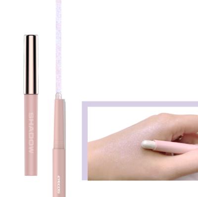 China OEM ODM Female Waterproof Eyeshadow Private Label Cosmetics Eye Shadow Pen Stick Pearl Glitter Waterproof Eyeshadow Stick for sale