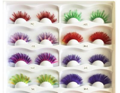 China 25-30 times dropshipping products 2021 eyelashes mink lashes colors eyelashes eyelash wholesale volume for sale