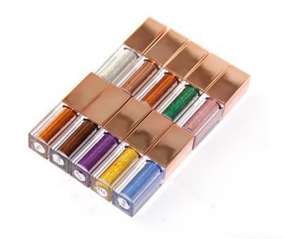 China Waterproof Single Color Cosmetics Makeup Neutral No Logo Eyeshadow Palette Private Label Liquid Eyeshadow for sale