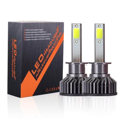 China COB F2 car headlight h1 36w 12000lm led lamp 9006 9005 h7 h8 h3 6500k universal car styling automobile headlight fog lamps for sale