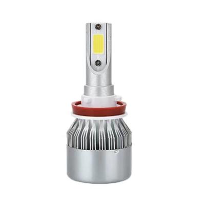 China C6 LED Auto Car Headlights 27W 6000LM COB Headlight Bulbs H1 H3 H4 H7 H11 9005 Auto 9006 Car Led Fog Head Lights Lamps Universal for sale