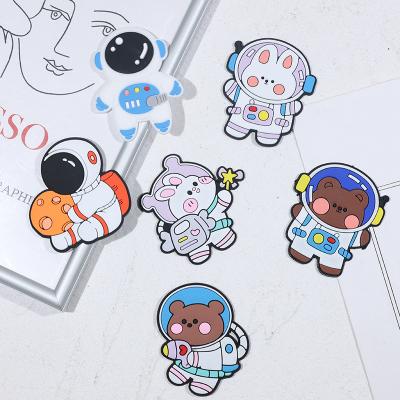 China New Cute Cartoon Glue Patch Astronaut Resin Craft Accessories Soft Resin Astronaut Charms Mobile Phone Case Decoration Material for sale