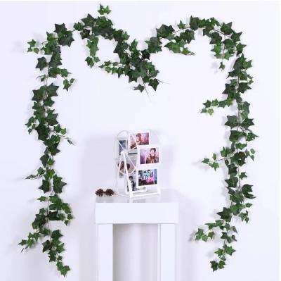 China Wholesale Direct Best New Ivy Artificial Foliage Plant Ivy Outdoor Indoor Decoration Leaves Grape Plants Vines Faux Rattan for sale