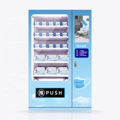 China 2021 Newly Design Metro Station Self Service Vending Machine For Face Mask Vending Machine Accept Bills for sale