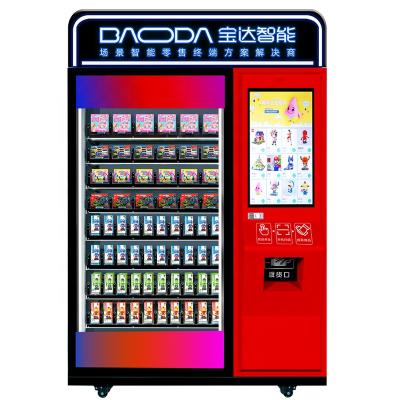 China Metro Station Hot Selling Lucky Box Vending Machine / Touch Screens Interactive Retail Vending Machine For Sale for sale