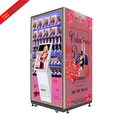 China Metro station fashion beauty vending machine pink hair custom/wig vending machine with LCD display for sale