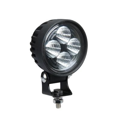 China Aluminum Alloy 12W LED Work Flood Light PC Lens CE 12V 24V LED WORK LIGHT 1000Lm IP6K9K for sale